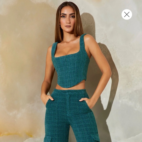 Oh Polly | Pants & Jumpsuits | Hendrix Una Settweed Straight Leg Cargo ...